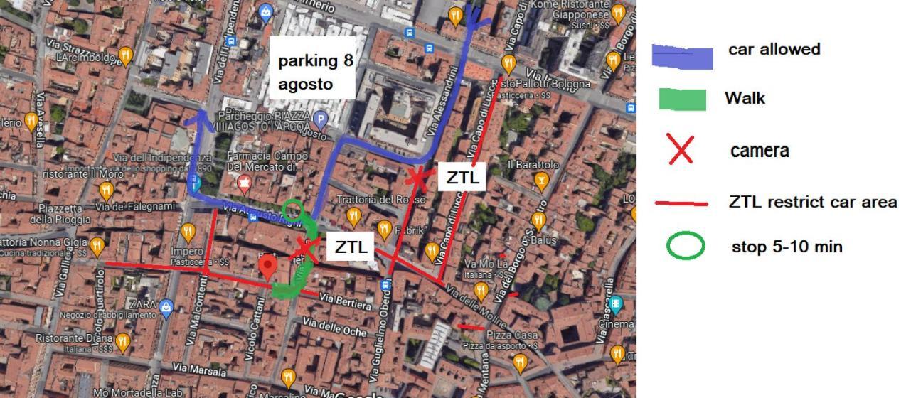A Quattro Passi Lägenhet Bologna Exteriör bild
